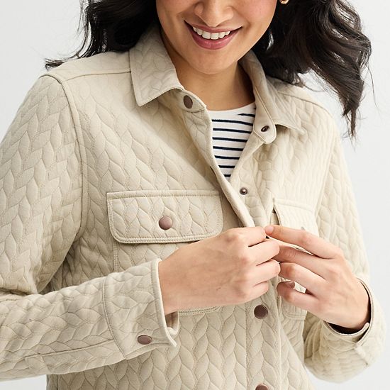  Women's Croft & Barrow® Shacket