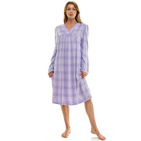  Women's Croft & Barrow® Long Sleeve Sleep Gown