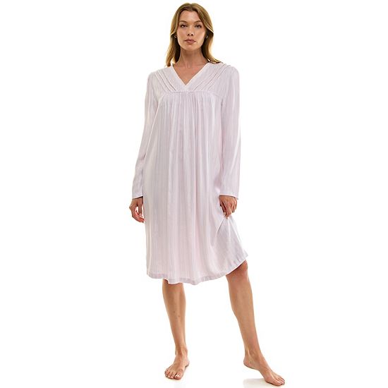  Women's Croft & Barrow® Long Sleeve Sleep Gown