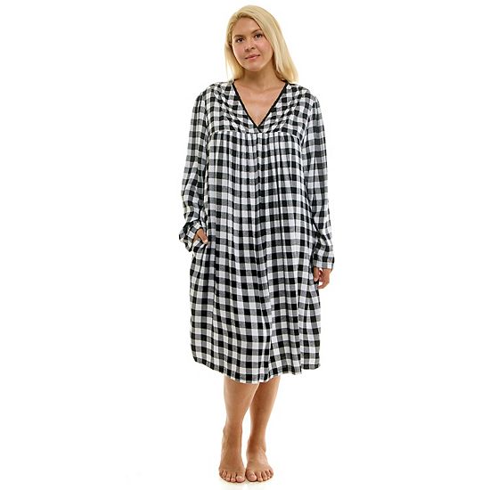  Plus Size Croft & Barrow® Long Sleeve Sleep Gown