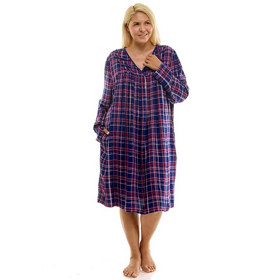  Plus Size Croft & Barrow® Long Sleeve Sleep Gown