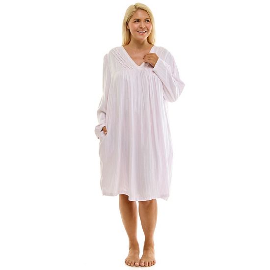  Plus Size Croft & Barrow® Long Sleeve Sleep Gown