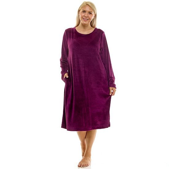  Plus Size Croft & Barrow® Velour Sleepshirt