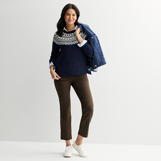  Women's Croft & Barrow® Fair Isle Sweater