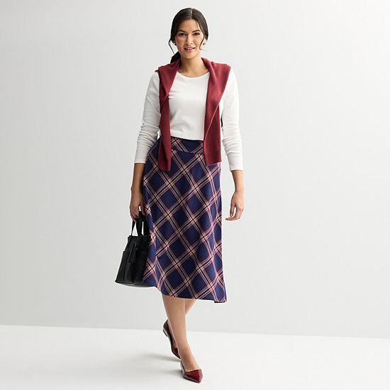  Women's Croft & Barrow® Midi Skirt
