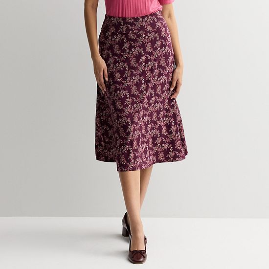  Women's Croft & Barrow® Midi Skirt