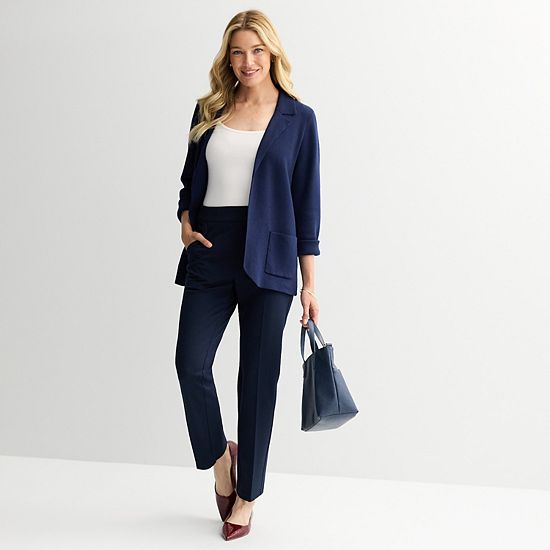  Women's Croft & Barrow® Ponte Slant-Pocket Pull-On Pants