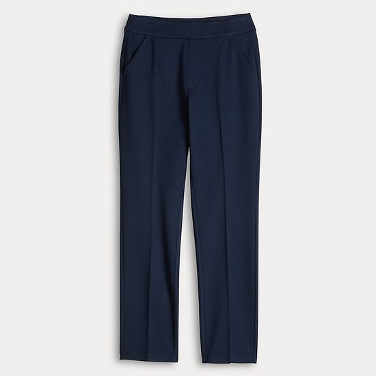  Women's Croft & Barrow® Ponte Slant-Pocket Pull-On Pants