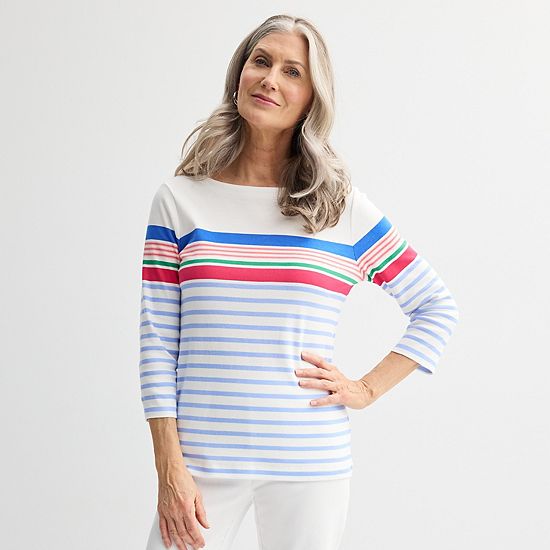  Women's Croft & Barrow® Boatneck Top