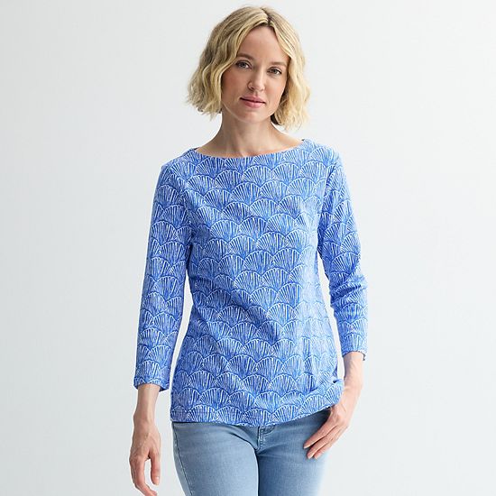  Women's Croft & Barrow® Boatneck Top