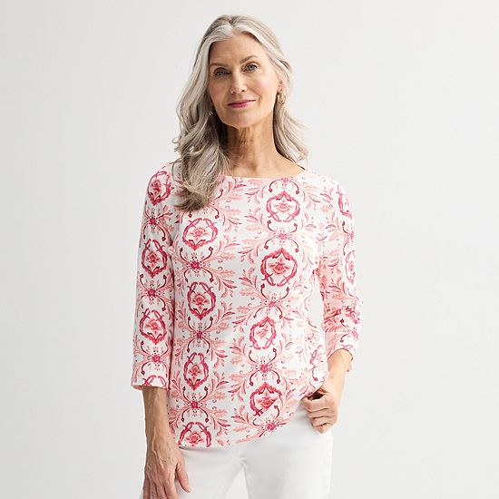  Women's Croft & Barrow® Boatneck Top